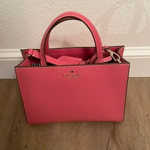 COPY - NWOT pink Kate spade structured purse - cross body bag.